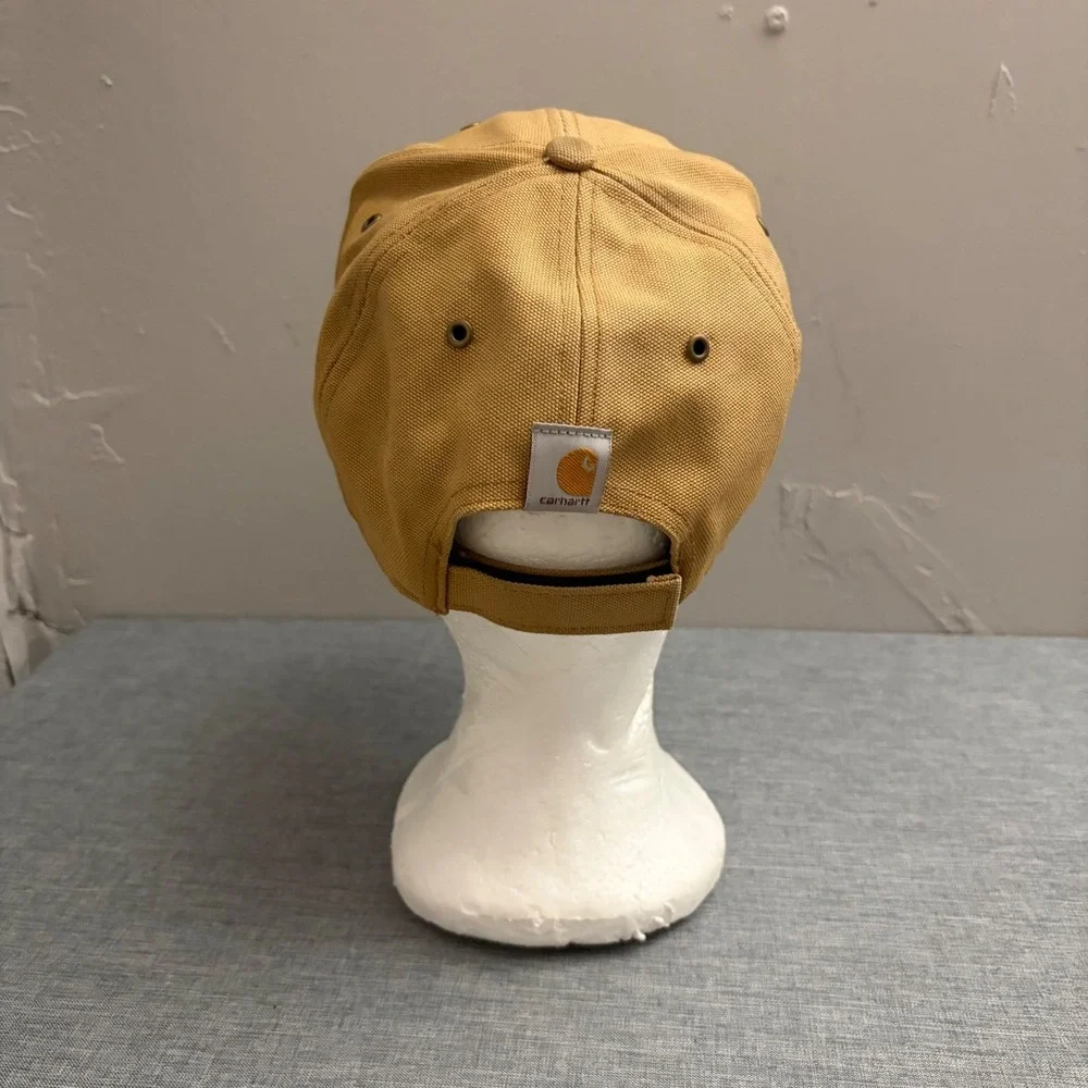 Carhartt Hat Mens OSFA Brown 47 Brand San Francisco 49ers NFL Canvas Strapback